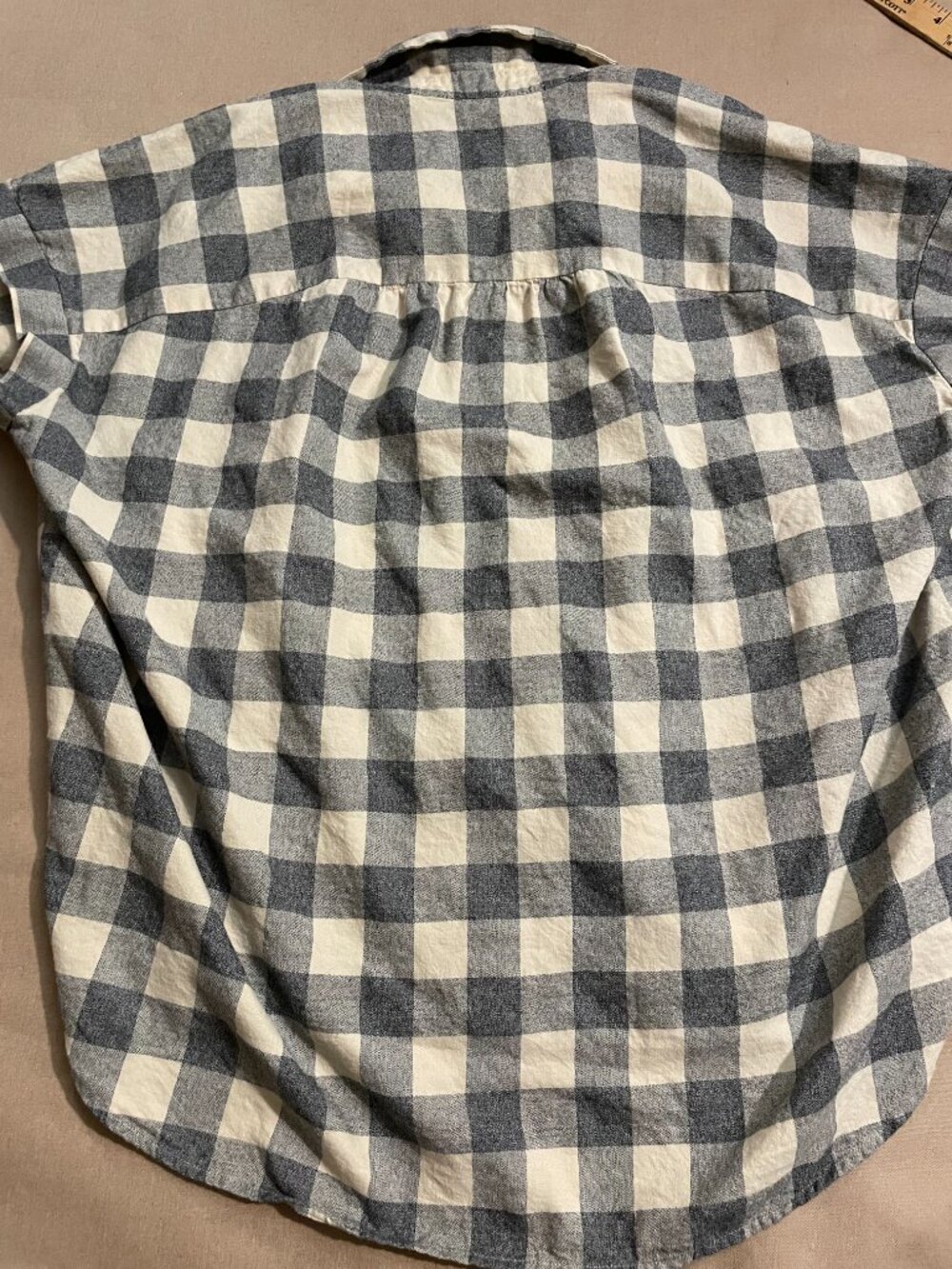 Madewell Central Shirt Size M Buffalo Check Cotton Relaxed Oversized Preppy - Picture 5 of 10